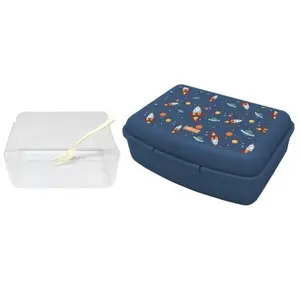 Lunchbox für Kinder + Trenner mit Gabel Nerthus image-1
