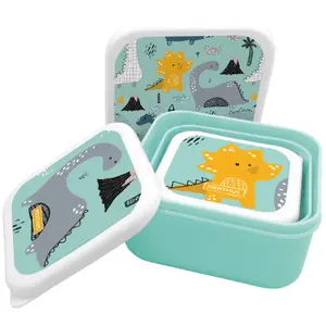 Lunch box triples enfant Nerthus Dinosaures image-1
