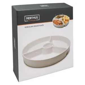 Runde Porzellanteller für Snacks Nerthus image-2