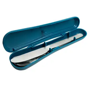 Portable stainless steel cutlery set Nerthus image-1