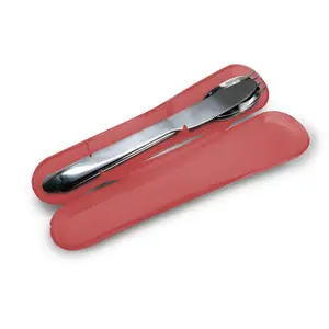 Portable stainless steel cutlery set Nerthus image-2