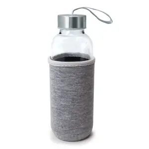 Neoprene glass bottle Nerthus 400 ml image-0