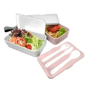 Lunch box doppia con posate Nerthus image-1