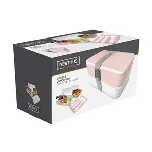 Lunch box doppia con posate Nerthus image-2