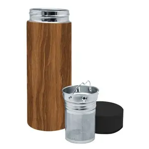 Doppelwandige Flasche mit Teefilter Nerthus image-2
