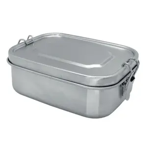 Rvs lunchtrommel Nerthus 1200 ml image-2
