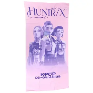 Microfiber towel Netflix KPop Demon Hunters Huntrix image-0