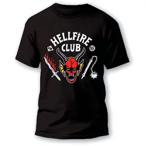 T-shirt Netflix Stranger Things Hellfire Club image-0