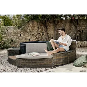 Spa Semi-Rigid with 5 Furniture Elements NetSpa Octopus image-3