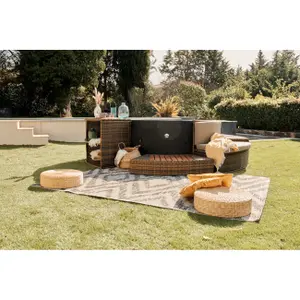 4-Person Semi-Rigid Spa with 5 Furniture Elements NetSpa Vita image-3