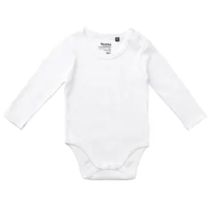 Baby romper met lange mouwen Neutral image-0
