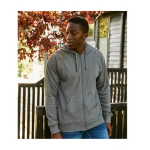 Hooded sweatshirt met rits Neutral image-3