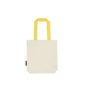 Torba tote z kontrastowymi uchwytami Neutral Twill image-0