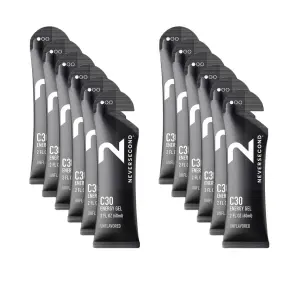 Gel energético Neversecond Energy gel C30 Neutre (x12)