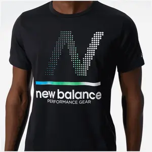 T-shirt New Balance graphic heathertech image-3