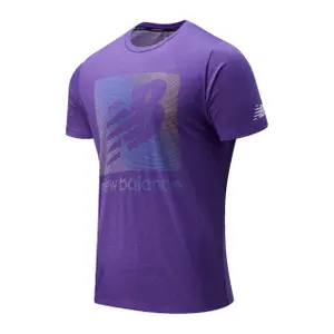 Maillot New Balance graphic heathertech image-0