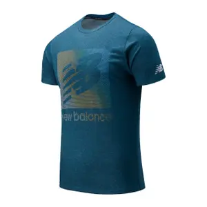 Maillot New Balance graphic heathertech image-0