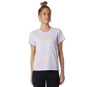 Maillot femme New Balance printed impact run image-0