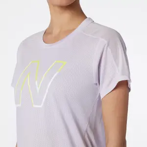 Maillot femme New Balance printed impact run image-3