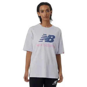 T-shirt femme New Balance essentials stacked logo image-0