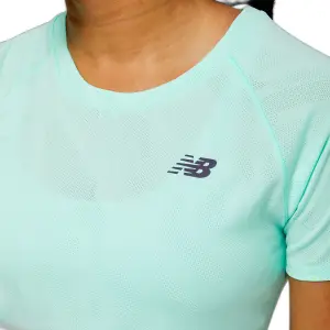 T-shirt jacquard femme New Balance Q Speed image-3