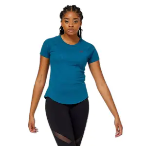 T-shirt jacquard femme New Balance Q Speed image-0