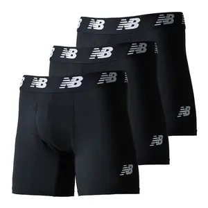 Boxers New Balance Premium 6 Inch Brief with Fly (x3) image-0
