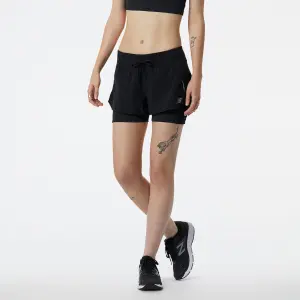 Short 2 en 1 femme New Balance Impact Run image-0