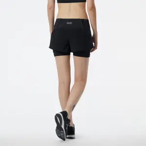 Short 2 en 1 femme New Balance Impact Run image-1