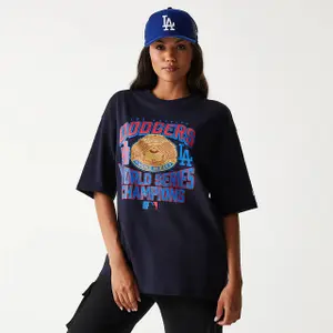 Oversized T-shirt Los Angeles Dodgers New Era MLB World Series image-0