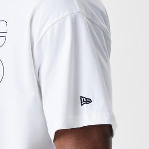 T-shirt oversize Chicago Bulls NBA Outline Graphic image-3