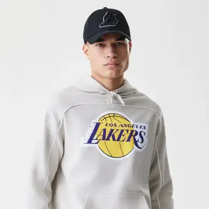LA Lakers Oversize Hoodie New Era NBA Piping image-1