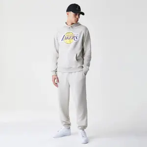 LA Lakers Oversize Hoodie New Era NBA Piping image-3