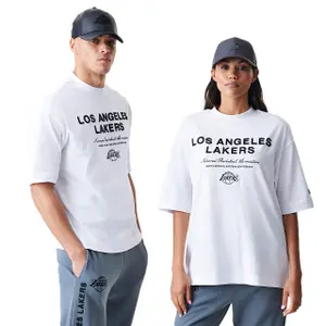 T-shirt Los Angeles Lakers NBA Linear Boxy image-0