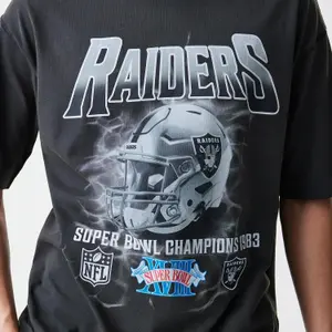 Ausgewaschenes T-Shirt Las Vegas Raiders New Era NFL image-2