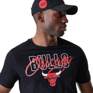 T-shirt oversize Chicago Bulls NBA Script Graphic image-1