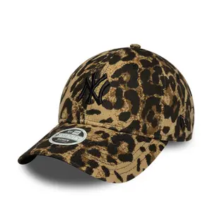 New York Yankees Basecap für Frauen New Era 9Twenty Leopard
