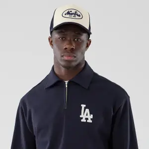 Felpa con 1/4 di cerniera New Era Los Angeles Dodgers MLB image-2