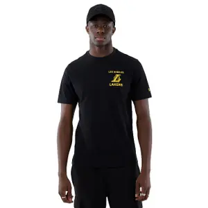 T-shirty New Era Los Angeles Lakers NBA Court Graphic