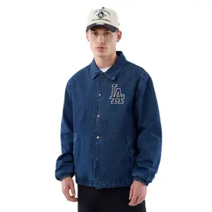 Veste z džínoviny Los Angeles Dodgers New Era MLB Coach