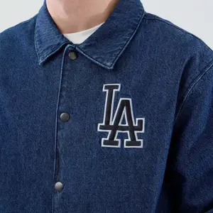 Veste z džínoviny Los Angeles Dodgers New Era MLB Coach image-2