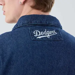 Veste z džínoviny Los Angeles Dodgers New Era MLB Coach image-5