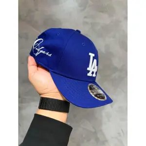 Czapka baseballowa Los Angeles Dodgers New Era 9FORTY MLB Side Script image-2