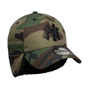 New York Yankees baseball cap New Era 39Thirty Camo Downflap image-5