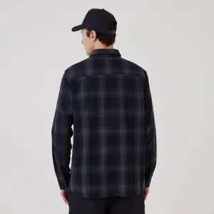 New York Yankees Long Sleeve Shirt New Era MLB Plaid image-5
