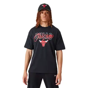 Camiseta oversize Chicago Bulls NBA Script image-0