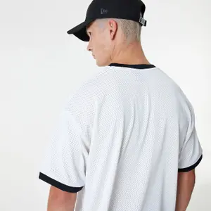 T-shirt met mesh-logo Brooklyn Nets NBA Logo image-3