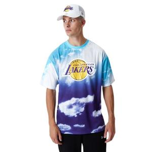 Maglietta oversize con stampa all over dei lakers sky image-0