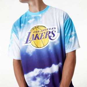 Maglietta oversize con stampa all over dei lakers sky image-2