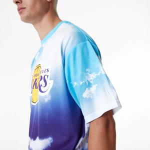 Maglietta oversize con stampa all over dei lakers sky image-3